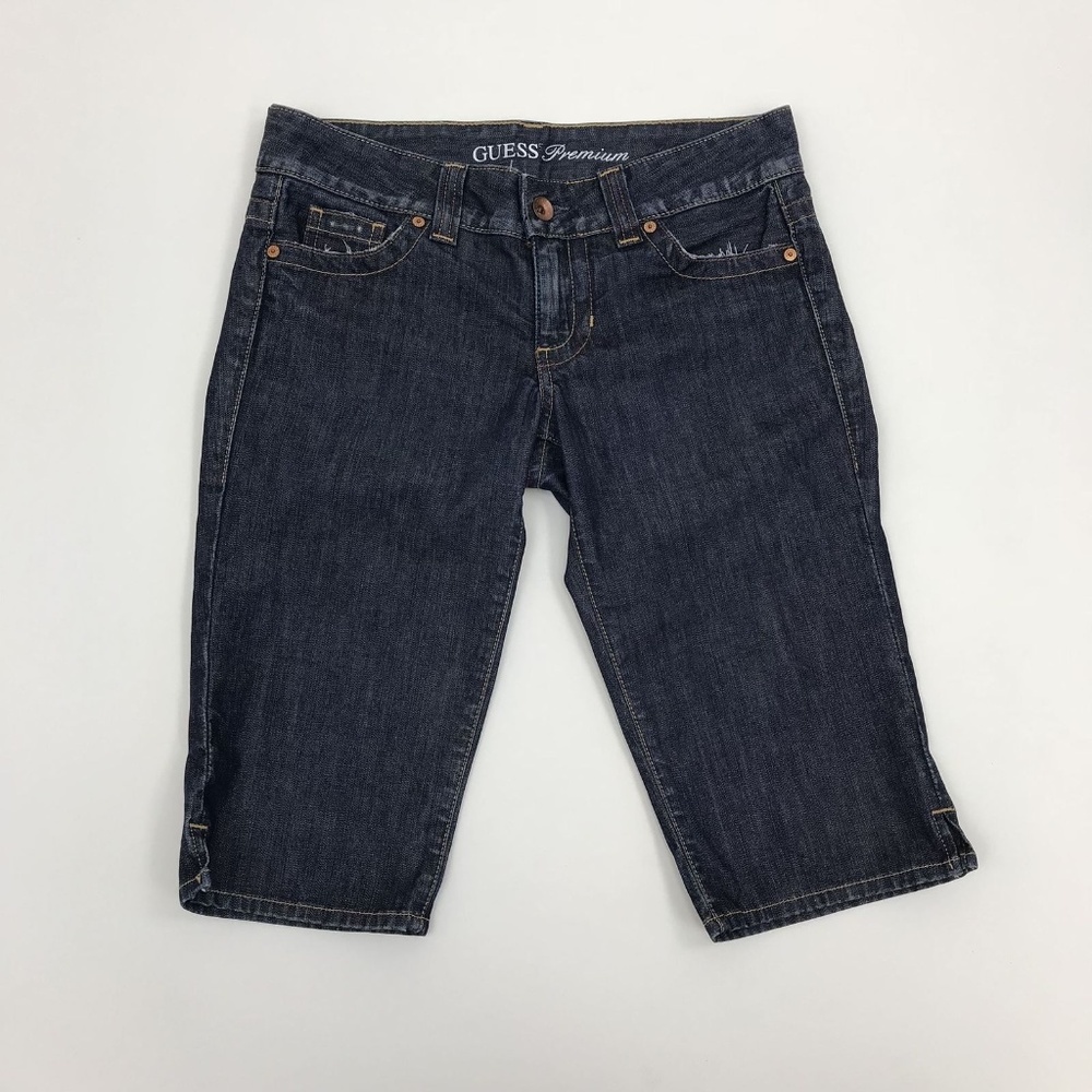 Guess Premium Womens Capri Dark wash denim
